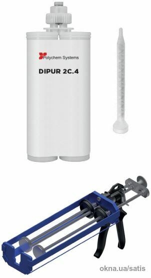 Клей для угловых элементов алюм окна двери 2С.4 (А+В) 380 мл